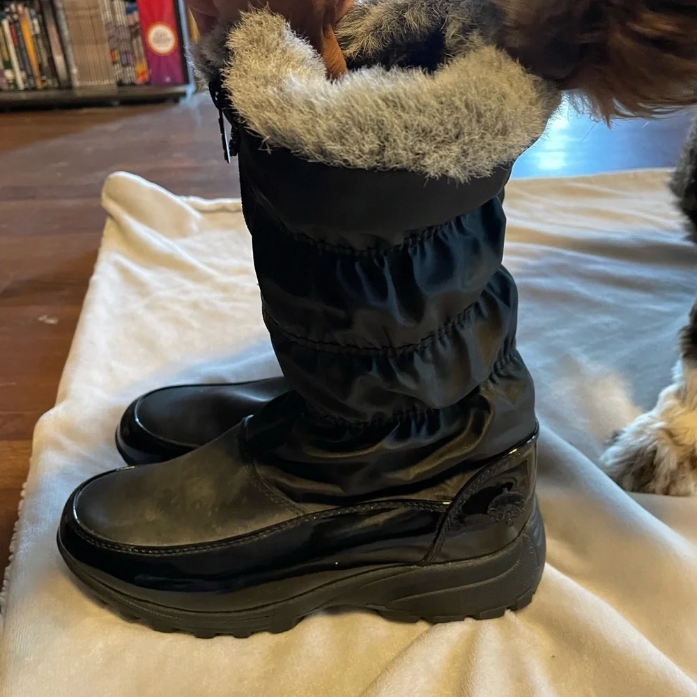 Totes‎ black all weather boots size 7